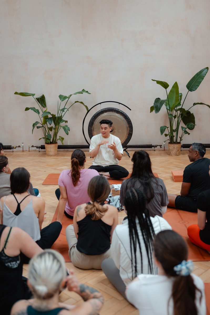 Michael James Wong teaching at Urban Om